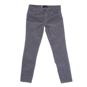 KUT From The Kloth Diana Petite Corduroy Pants Womens 6P Purple‎ Relaxed Skinny